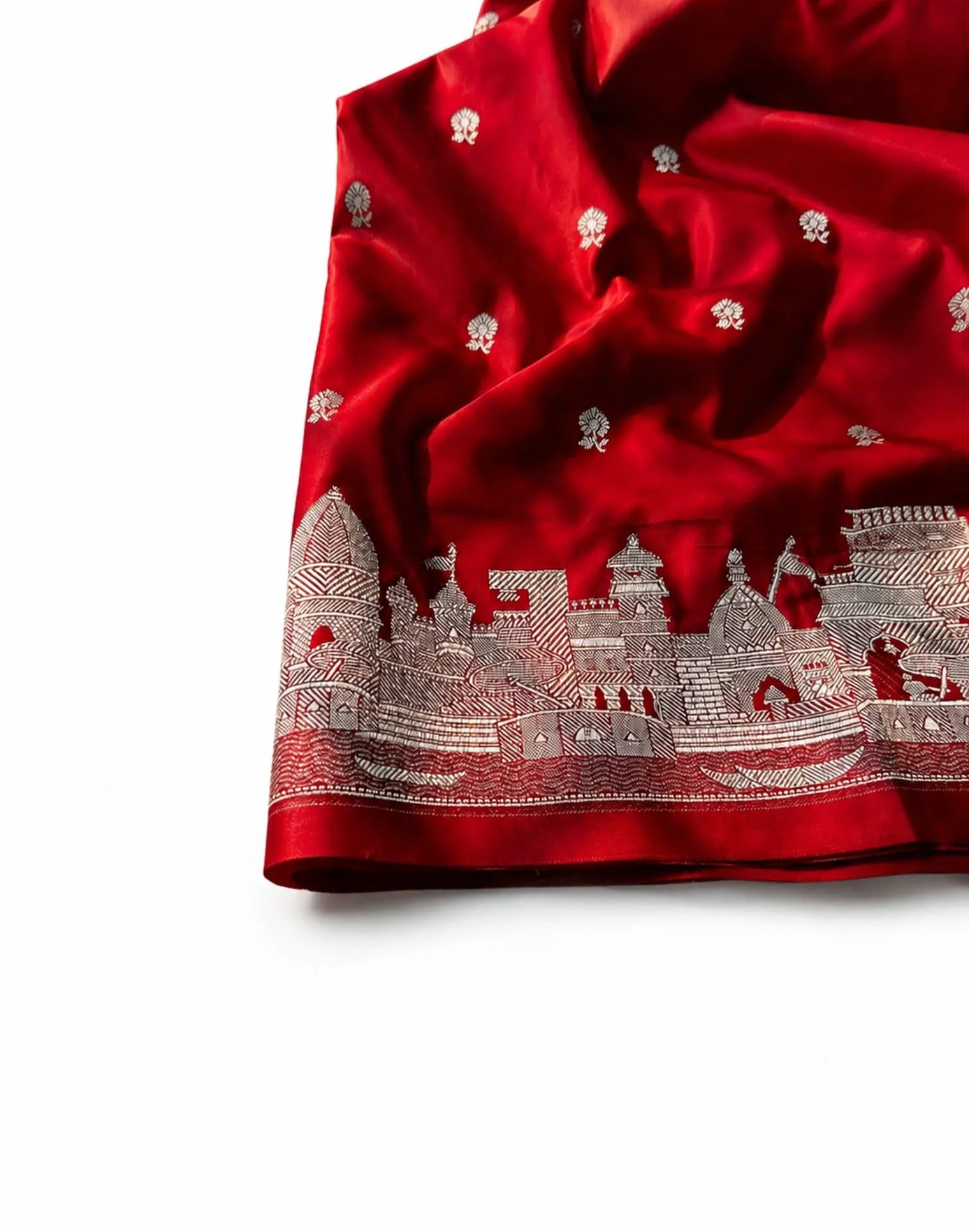 Royal Red Banarasi Silk Saree