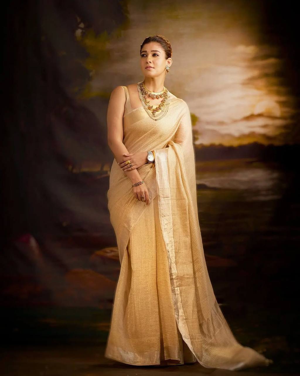 Nayanthara saree