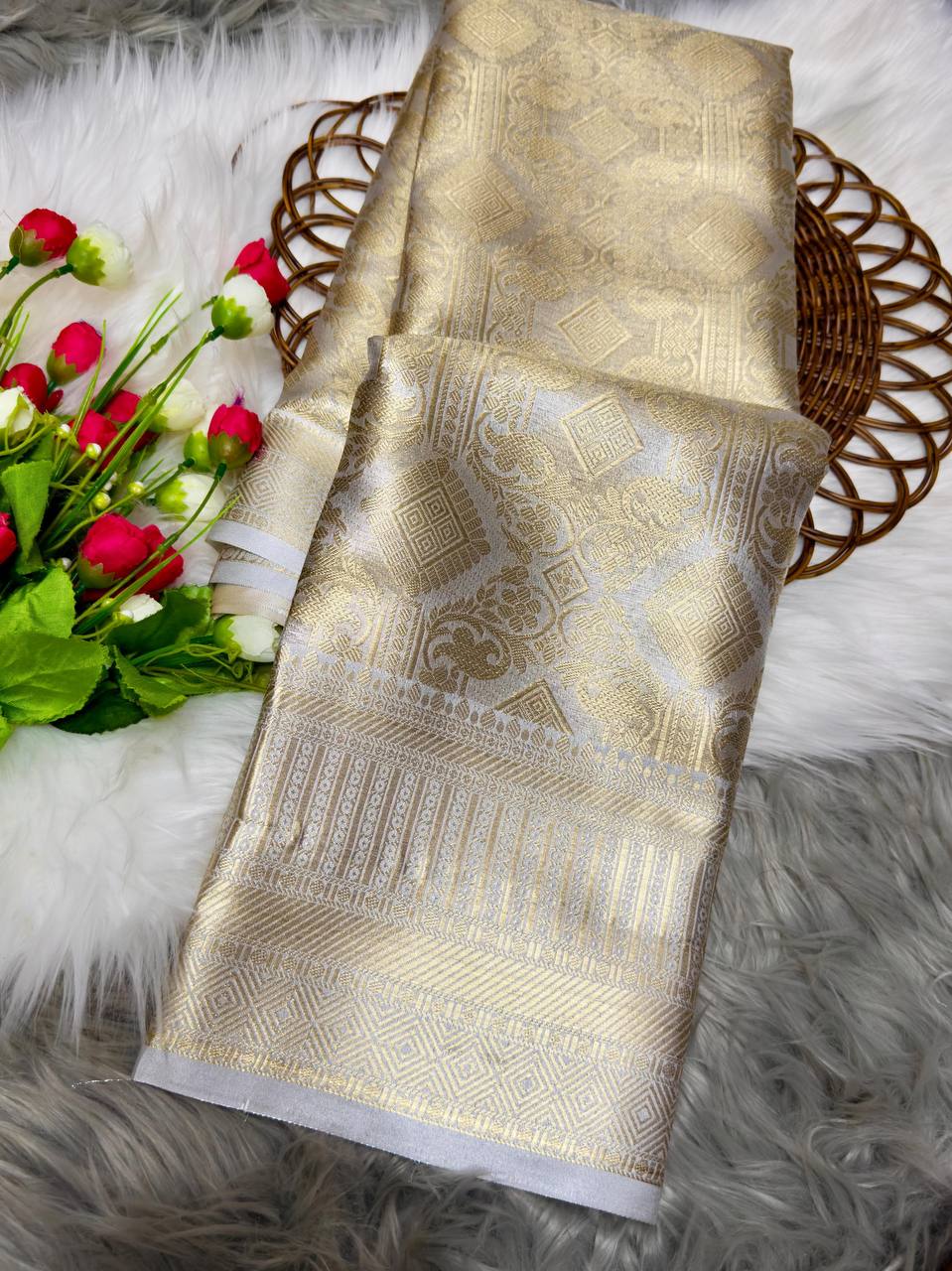 Patli banarsi handloom Saree