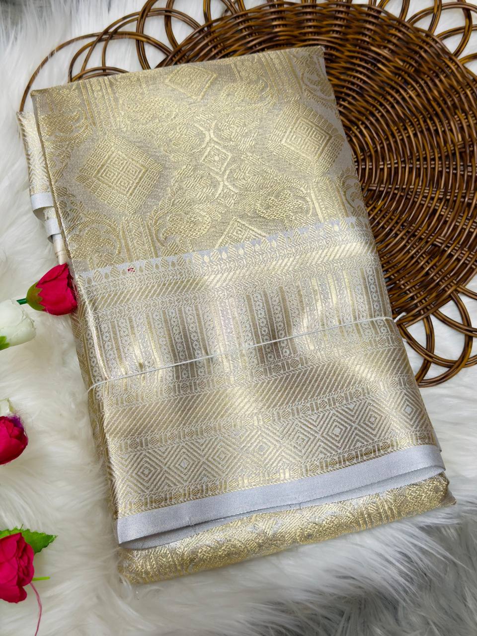 Patli banarsi handloom Saree