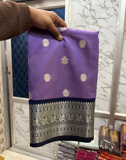 Gold Pattern Border Saree