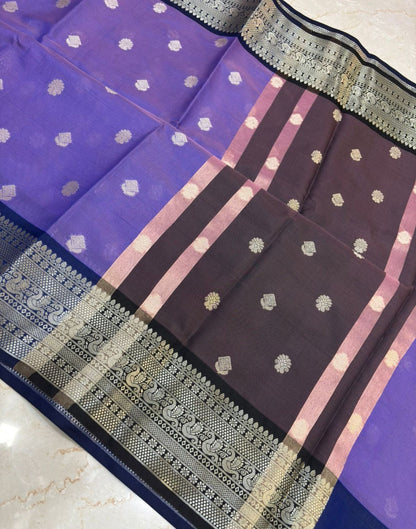 Gold Pattern Border Saree