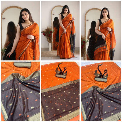 SOFT LILAN SLAB ATTRACTIVE CHARMFULL SAREE